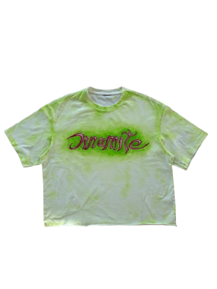 Distressed Airbrush Tee (Size L)